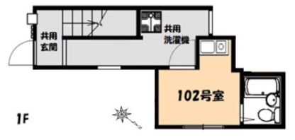 西新宿4丁目コーポラスの間取り