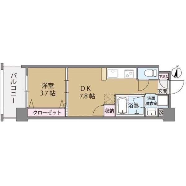 クリスタル&リゾートスカイプレミアの間取り