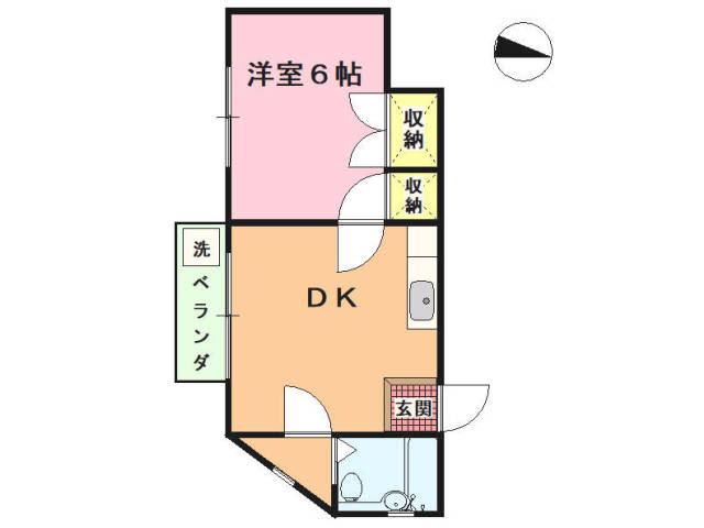 香南ハイツの間取り