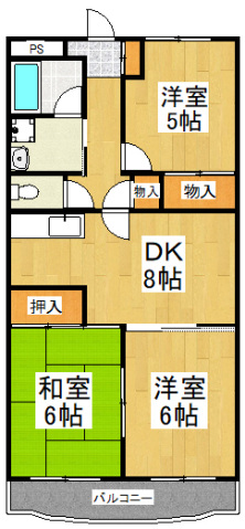 パレスサンベールIの間取り