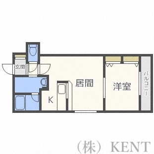 【グランウエスト円山参番館の間取り】