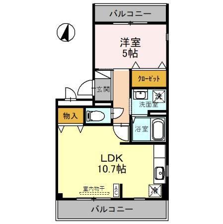 北口　プラザビルの間取り