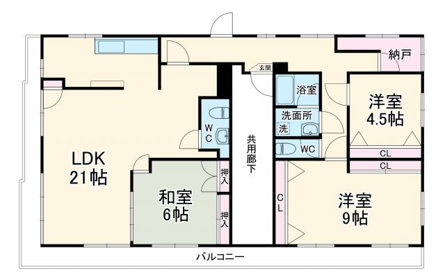 フラワーハイツの間取り