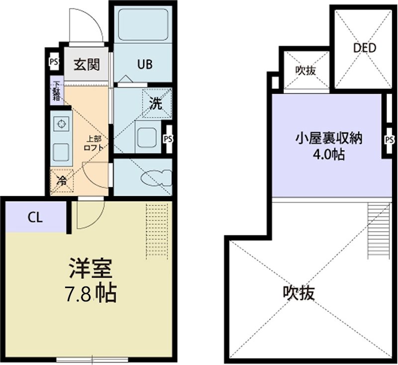 Prendre(プランドール) Aの間取り