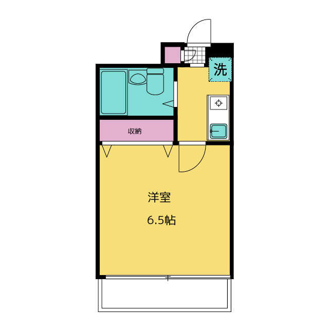 大田区中央のマンションの間取り