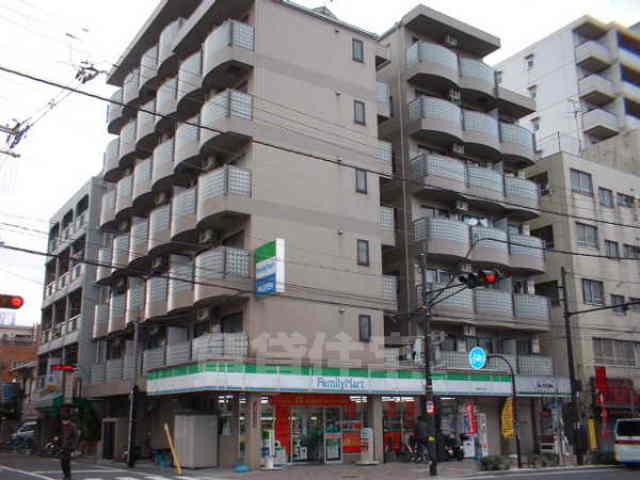 大阪市住吉区長居のマンションの建物外観