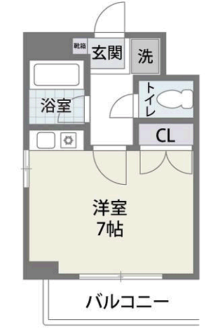 フォーチュンパレス新室見の間取り