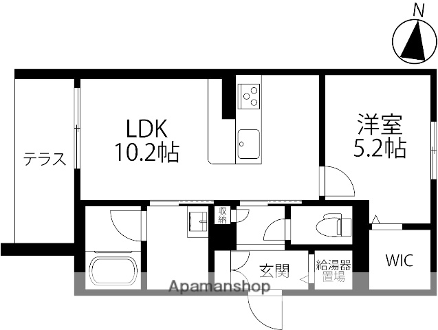 シャーメゾン凪の間取り