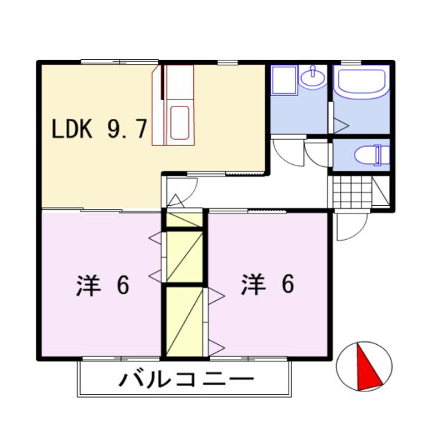 フラワービレッジ茉琴の間取り