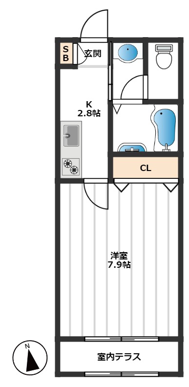 コレット上板橋の間取り