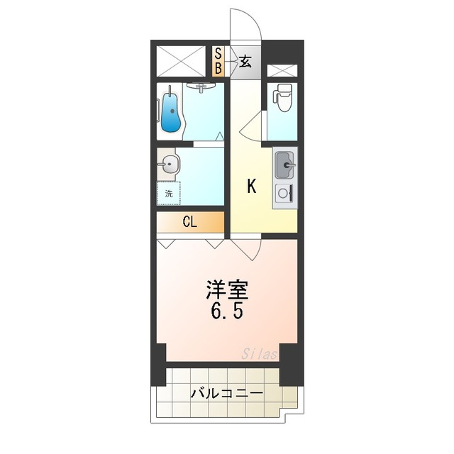 大阪市平野区喜連東のマンションの間取り