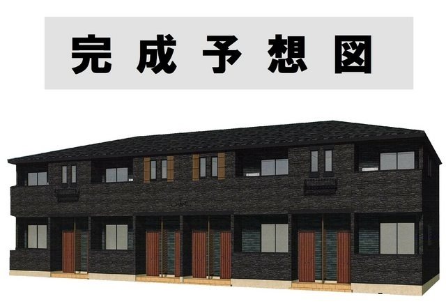 【福岡市東区香椎台のアパートの建物外観】