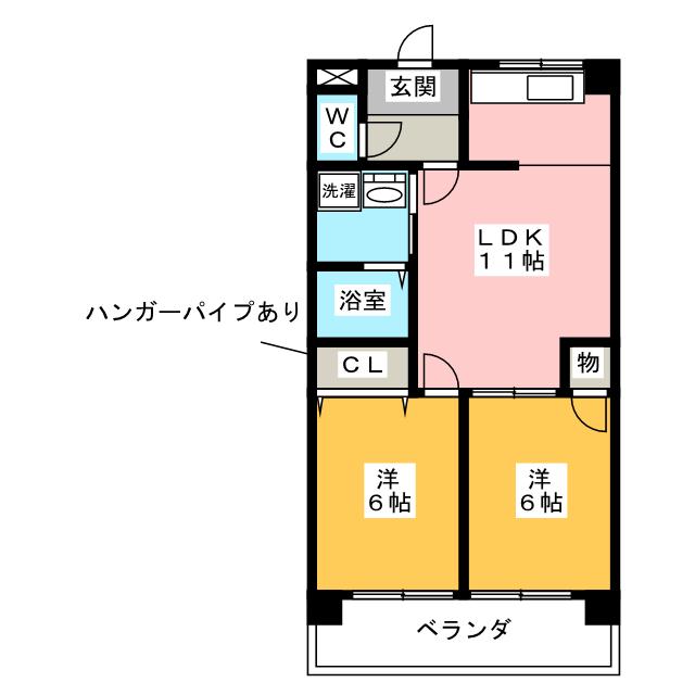 サンクレスト六番の間取り