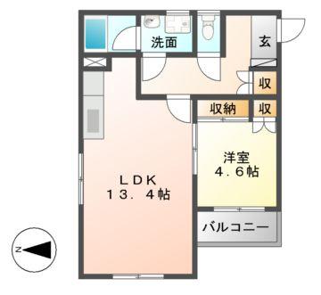 カーサ水海道の間取り