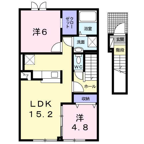 ラルジュ　メゾンの間取り