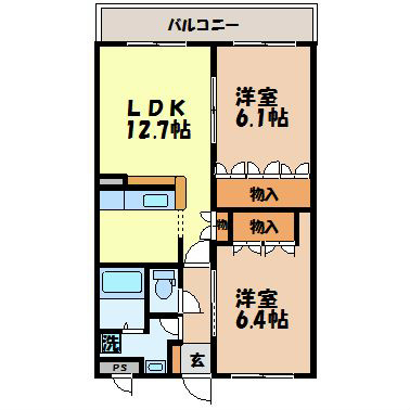 ファミリーＳｕｎ 長田（長田町）の間取り