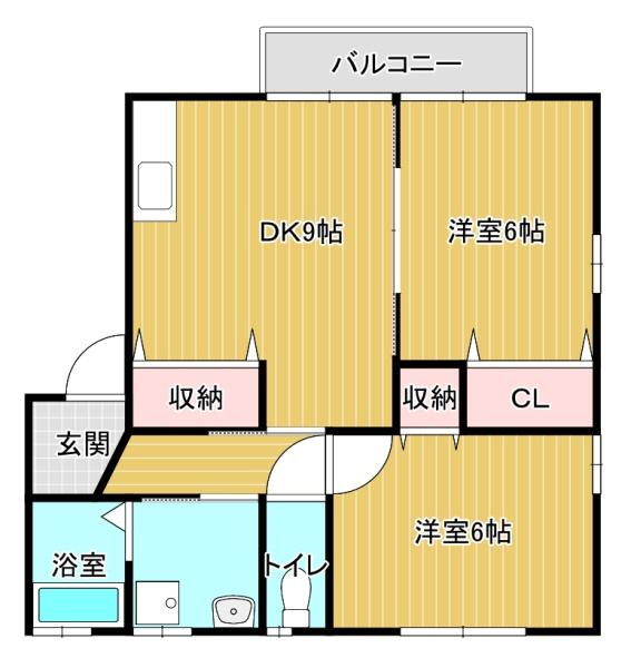 コーアハイツの間取り