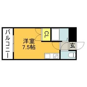 福岡市東区和白丘のマンションの間取り