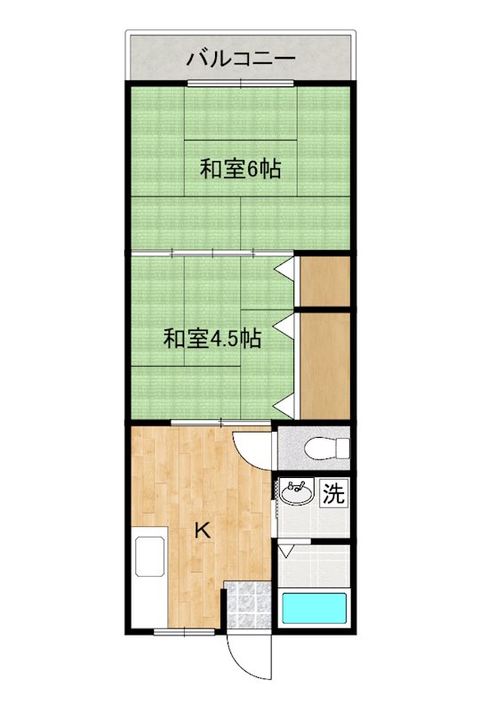 藤原ハイツの間取り