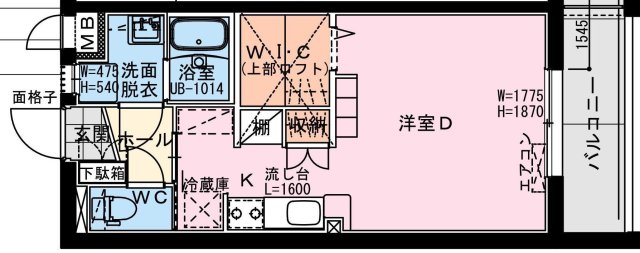 クロスワイズ中西町の間取り