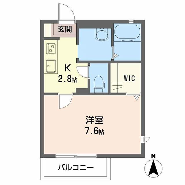 パ－ルコート　ハナノキの間取り