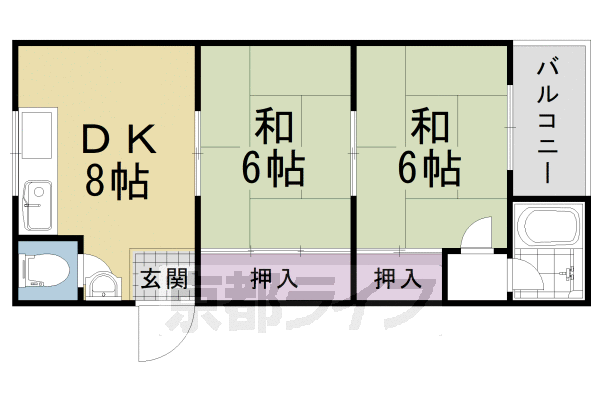 永井マンションの間取り