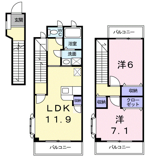 セレッソIIIの間取り