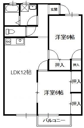 ガーデンヒルズの間取り