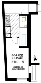 【渋谷区恵比寿南のマンションの間取り】