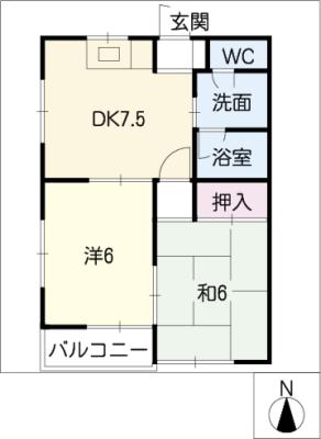 サンコーポ打出の間取り