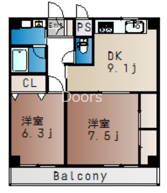 パレスマリソルの間取り