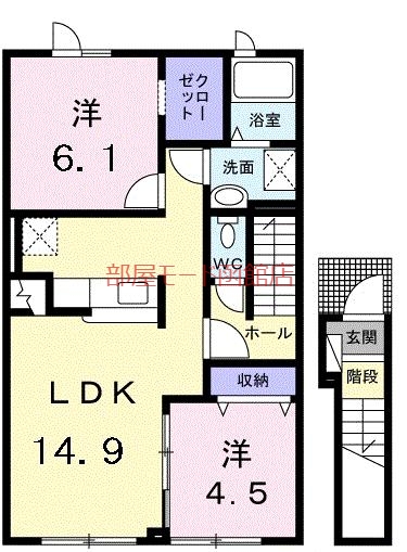 プライムガーデンの間取り