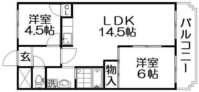 マンションマレットの間取り