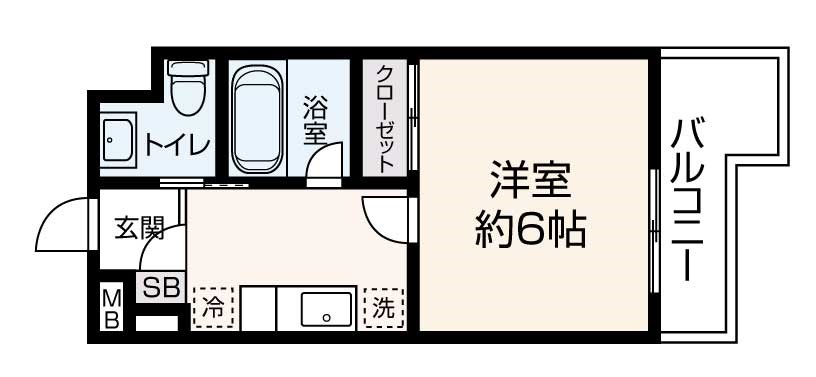 川崎市多摩区生田のマンションの間取り