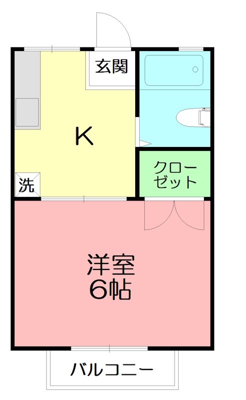 ル・ショコラ本厚木の間取り