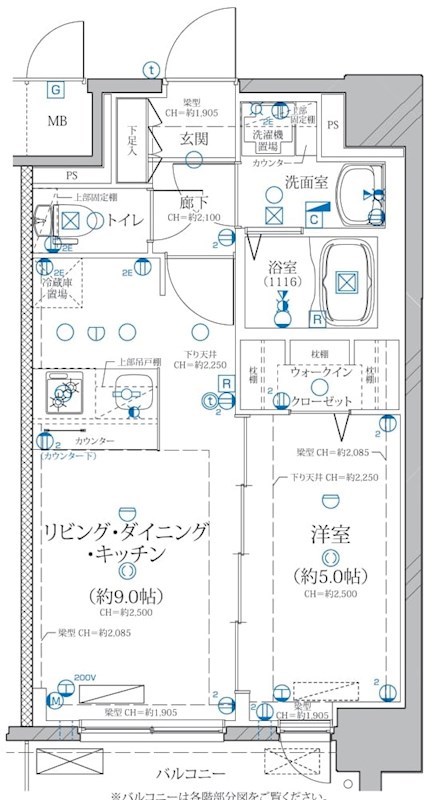 ディアレイシャス矢場町の間取り