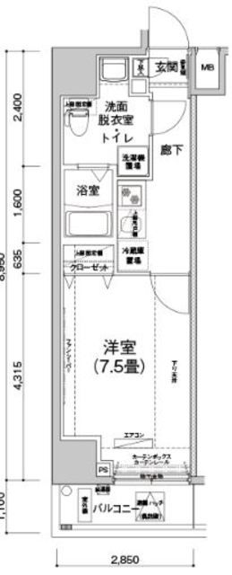 アイルプレミアム文京六義園の間取り