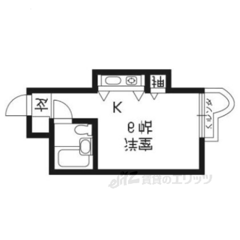 百花荘うえたの間取り