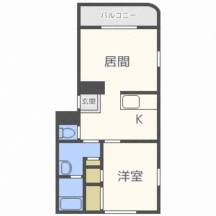 ラプラス北14条の間取り