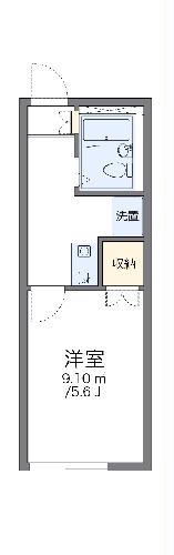 レオパレス薬師の間取り