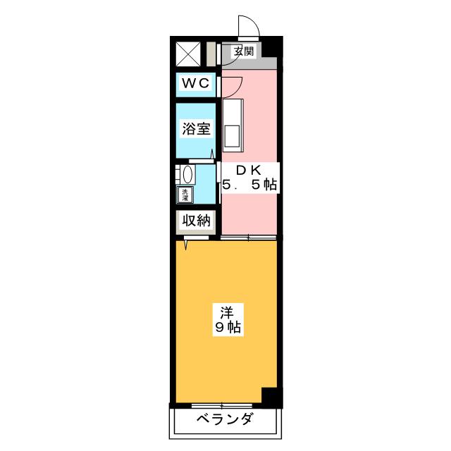 リヴィエール新の間取り