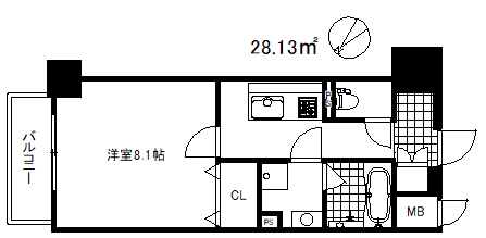 【ボンニー元町の間取り】