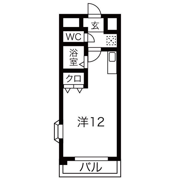 長久手市岩作北山のマンションの間取り