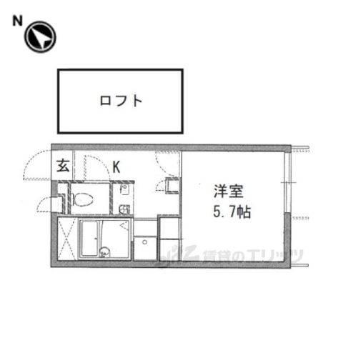 レオパレスゆう藤ノ木の間取り