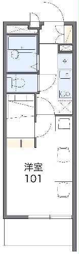 レオパレスプレジャーの間取り