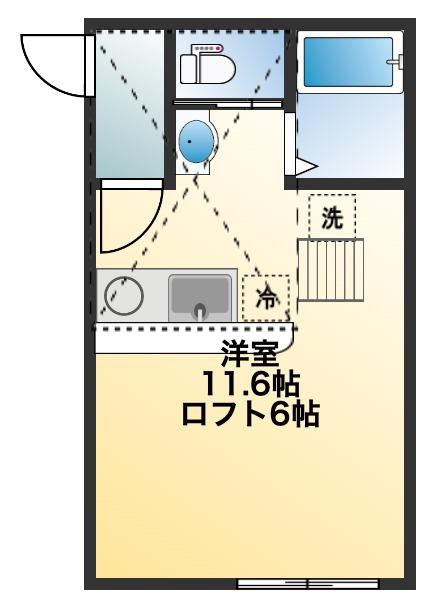 Maison RATISIIの間取り