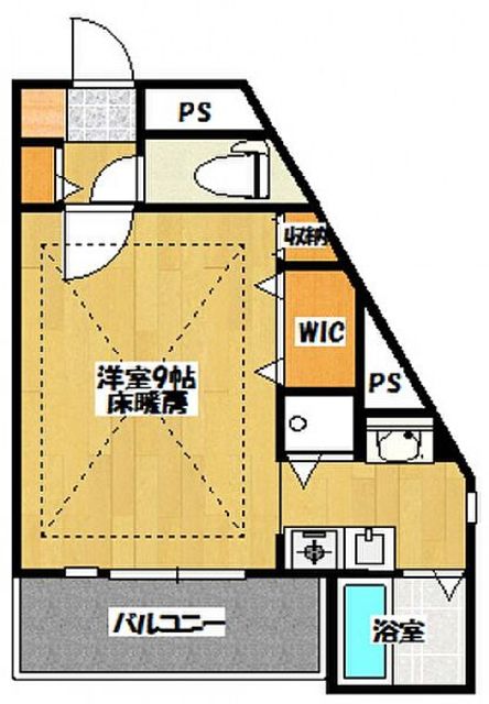 所沢メゾン６号館の間取り