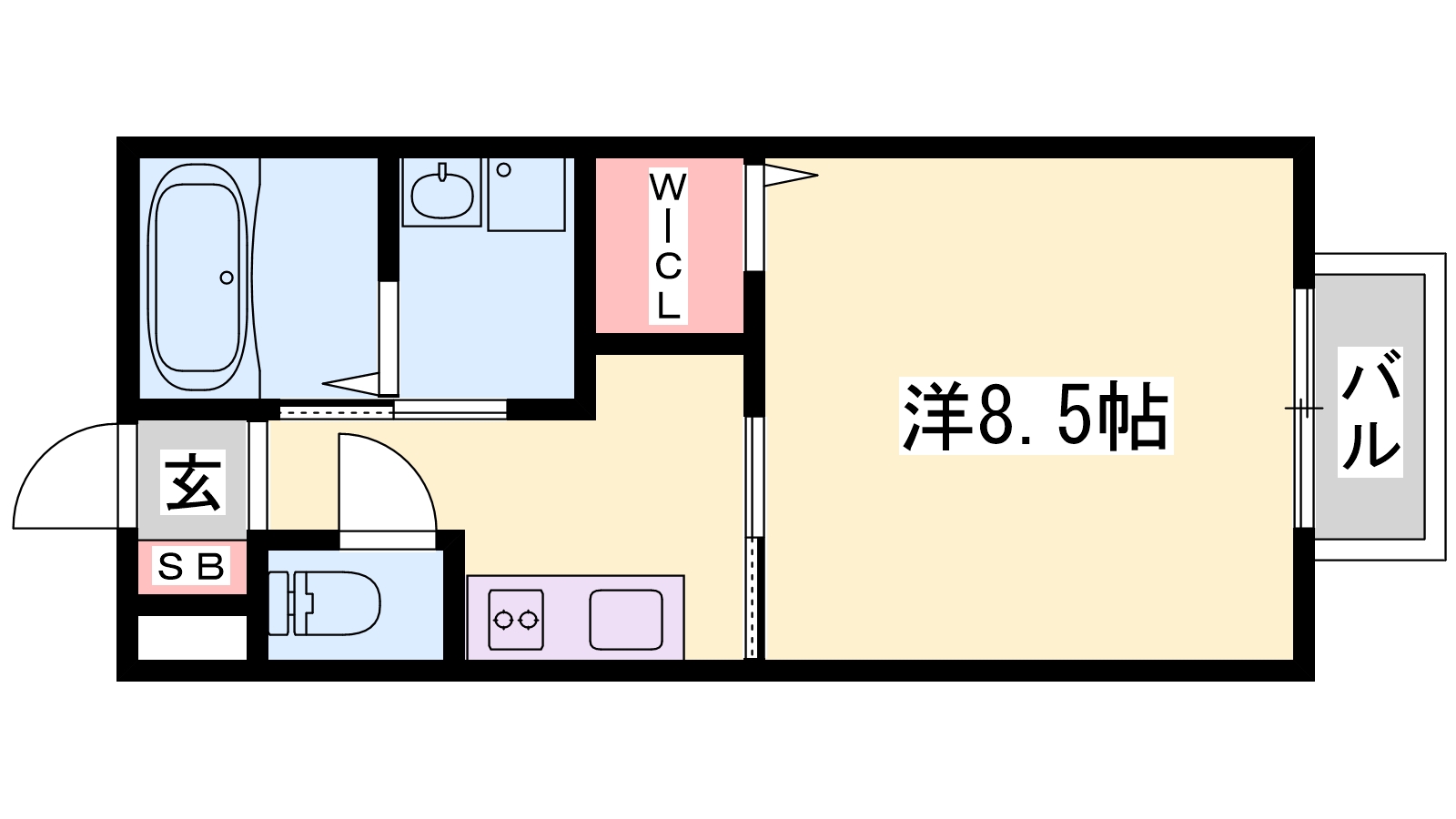 リヴェール(小野）の間取り