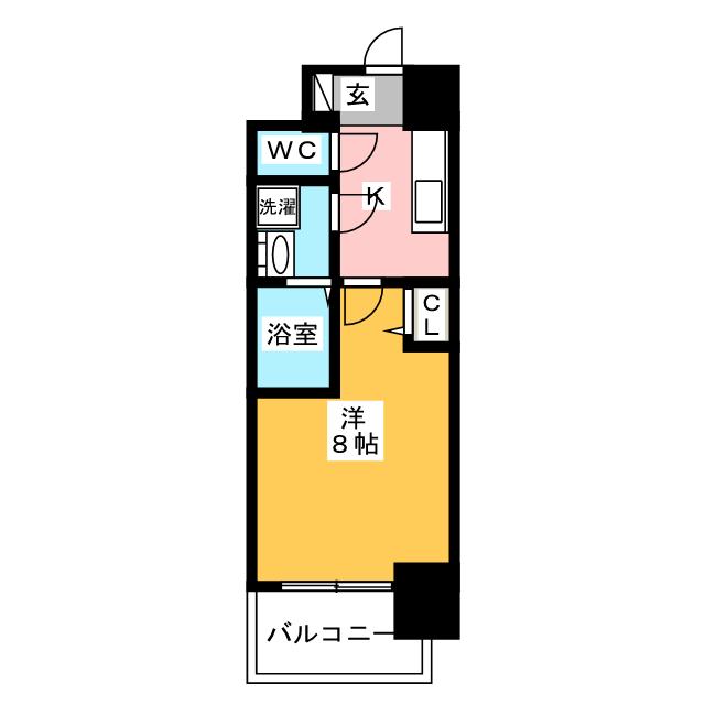 Ｓ－ＲＥＳＩＤＥＮＣＥ四日市元町の間取り