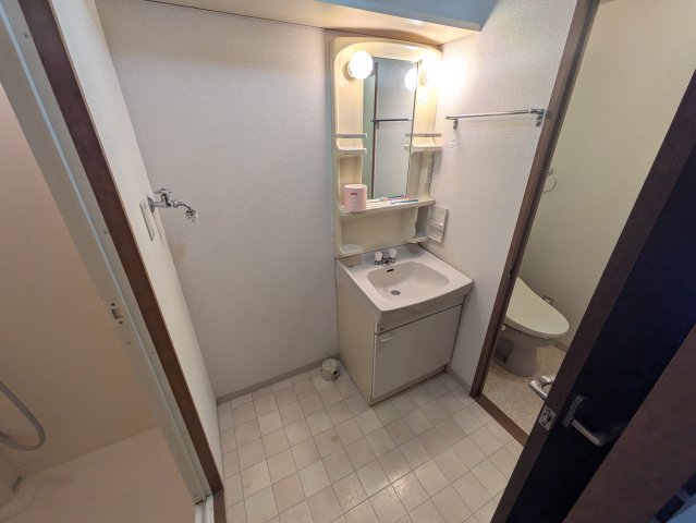 洗面設備　2025年8月撮影※現況を優先します。